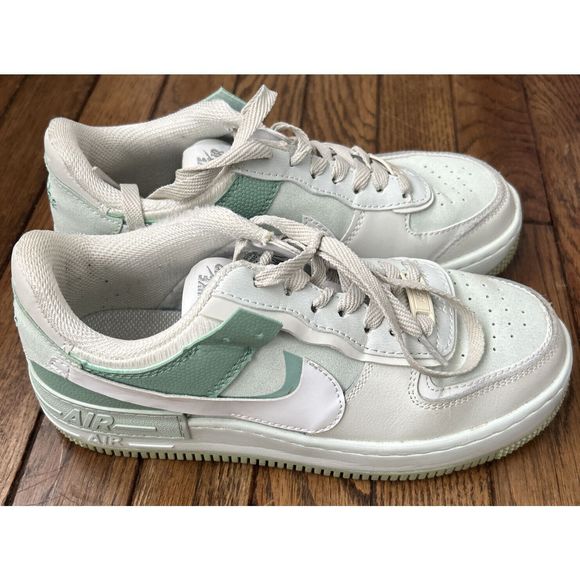 Nike Wmns AF1 Shadow Pistachio Frost Spruce Aqua Women Casual Shoes CW2655-001 - Picture 3 of 7